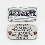 Scripture Pocket Reminder Token, Strength, Philippians 4:13 | Pocket ...
