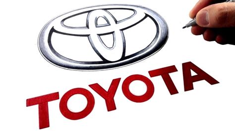 How to Draw the TOYOTA Logo - YouTube