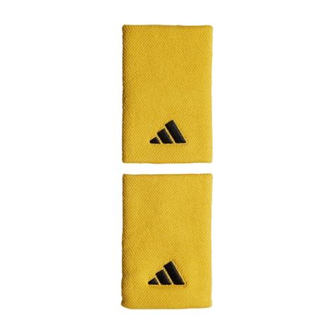 adidas Pro Padel Large Wristbands - White/Black