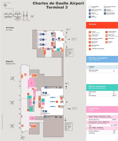 Charles De Gaulle Airport Map – Map Of The World