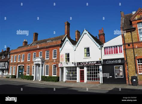 Old buildings, Bancroft, Hitchin, Hertfordshire, England, UK Stock ...