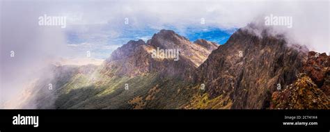 Ruminahui Volcano summit, Cotopaxi National Park, Avenue of Volcanoes, Ecuador, South America ...