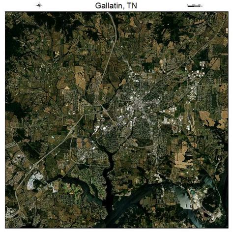 Aerial Photography Map of Gallatin, TN Tennessee