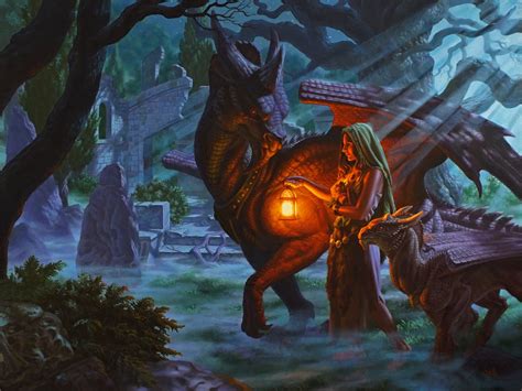 TO A HEALING PLACE BY RAOUL VITALE | Fantasy creatures animals, Concept ...