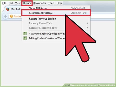 4 Ways to Clear Cookies and Cache in Firefox - wikiHow