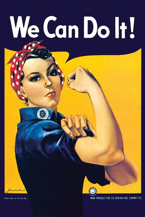 Buy Smithsonian Laminated Rosie The Riveter We Can Do It 24 x 36in ...