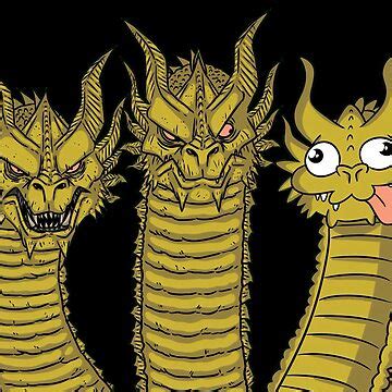 "Three-Headed Dragon Meme" Art Print for Sale by Media0102 | Redbubble