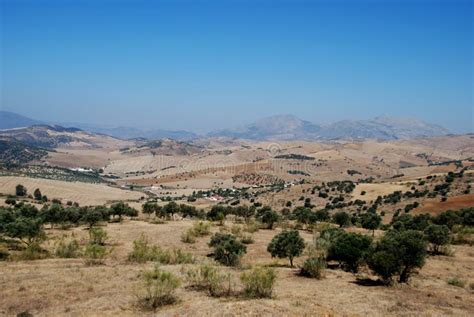 Landbouw Landschap, Andalusia, Spanje. Stock Foto - Image of heuvels, bergachtig: 25776602