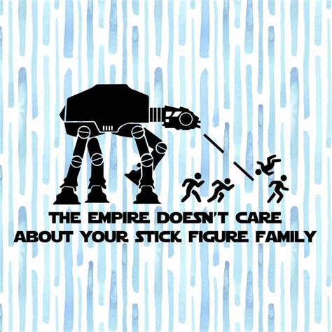 Star Wars Stick Figure Family the Empire Star Wars Svg | Etsy | Stick ...