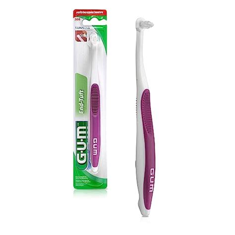 GUM End-Tuft Toothbrush for Hard-to-Reach Areas, Soft Bristles (Pack of 6) : Amazon.ca: Health ...