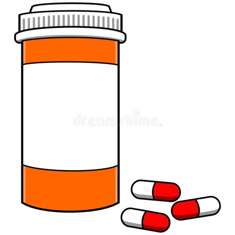 Pill Bottle Clipart