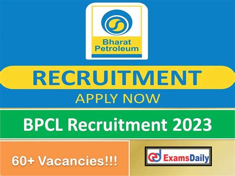 BPCL Recruitment 2023 Released by NATS – Apply Online for 60+ Apprentice Vacancies!!!