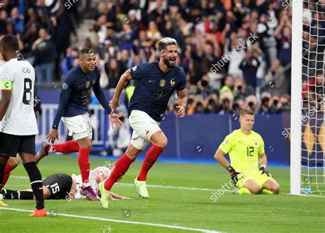 Olivier Giroud France Celebrates His Goal Editorial Stock Photo - Stock ...