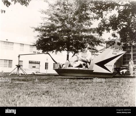 David Taylor Model Basin 7ft dynamic model hovercraft. 1959 Stock Photo ...