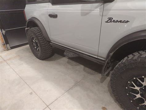 New steps and they sure help my wife in her ride | Bronco6G - 2021 ...