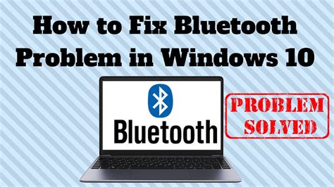 How to Fix Bluetooth Problem in Windows 10 - YouTube