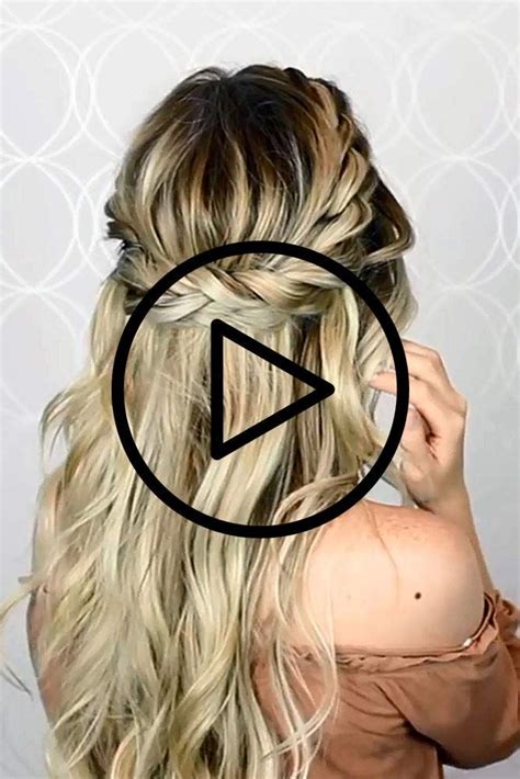 70+ Styling Options For A Crown Braid | Half crown braids, Braid crown ...