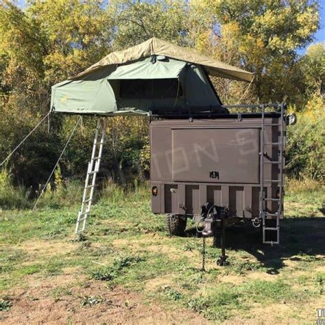 Military M1101 Tactical Adventure Camper Conversion M1102 Off-Road Trailer - $6100 | gun.deals