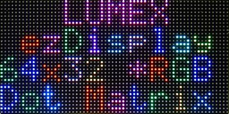 RGB Dot Matrix LED Display | Lumex | Dec 2018 | Photonics Spectra
