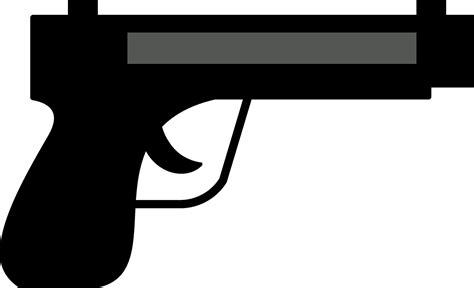 Stylish black and gray gun. 24827266 Vector Art at Vecteezy