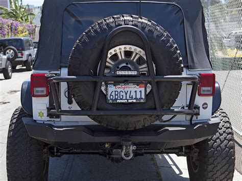 JK Swing Out Rear Tire Carrier - Steel | GenRight Jeep Parts