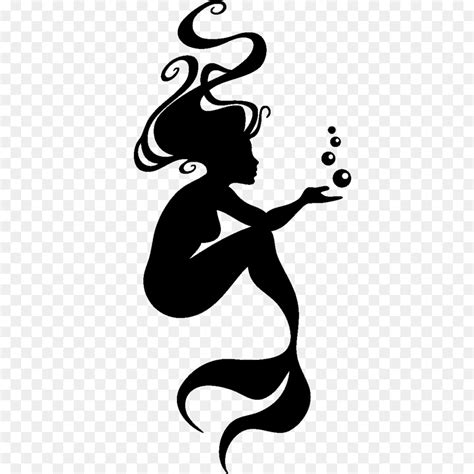 Free Ariel Silhouette Tattoo, Download Free Ariel Silhouette Tattoo png ...