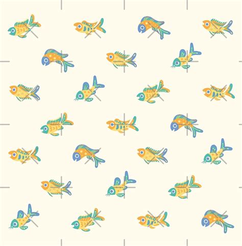 "Pastel fish" by pikaole | Redbubble