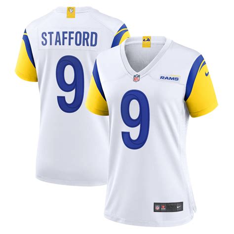 Women's Nike Matthew Stafford White Los Angeles Rams Alternate Game Jersey