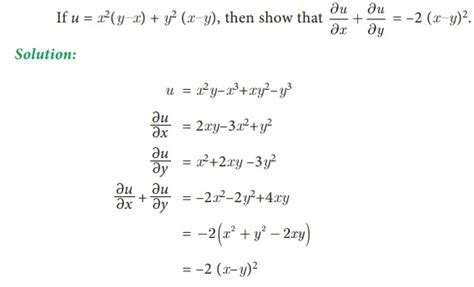 Euler’s theorem and its applications - Applications of Differentiation