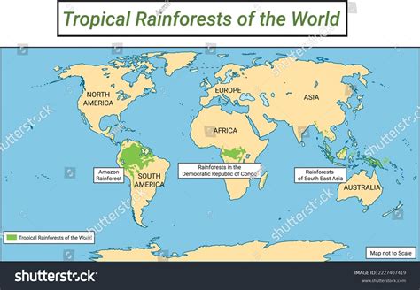 African Tropical Rainforest Map