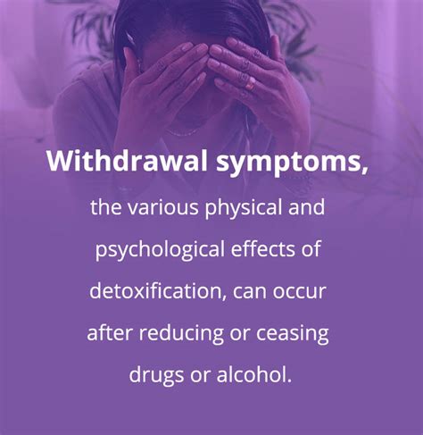 Withdrawal Symptoms of Alcohol and Drugs | Managing Side Effects