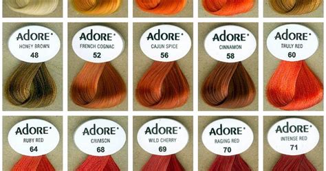 √ 20 Adore Semi Permanent Hair Color Chart ™ | Dannybarrantes Template