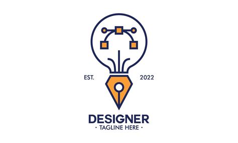 Graphic designer and web design studio tool logo 10411606 Vector Art at Vecteezy