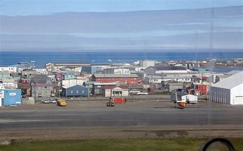 Barrow, Alaska. The most northern city in the United States with a ...