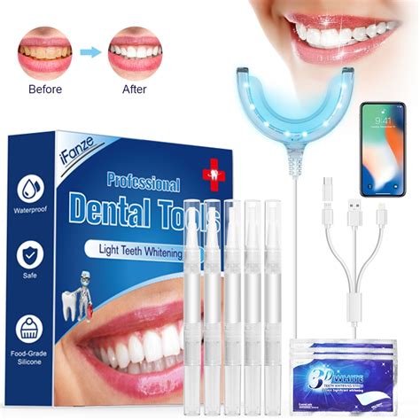 Light Teeth Whitening Kit,iFanze Professional Teeth Whitening Kit ...