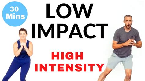 Low impact, high intensity intermediate home cardio workout - YouTube