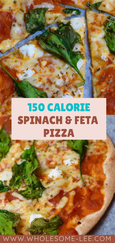 Low Calorie Spinach and Feta Pizza | Recipe | Healthy pizza recipes ...