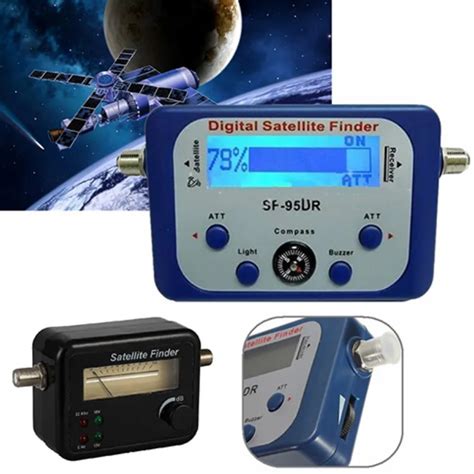 Portable Digital LCD Satellite Finder Signal Strength Meter Sky Dish ...