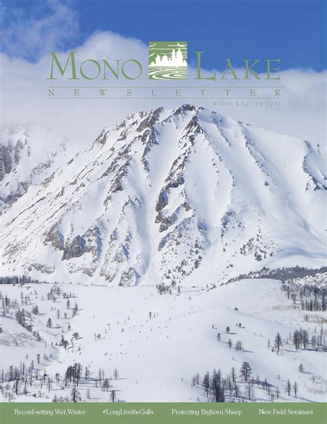 Winter & Spring 2017 Mono Lake Newsletter now online