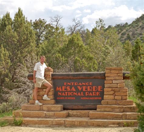 Entrance Sign Photo - Mesa Verde National Park - National Park Photos