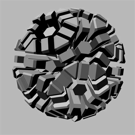 voronoi tessellation abstract c4d