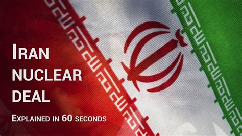 Iran nuclear deal explained in 60 seconds