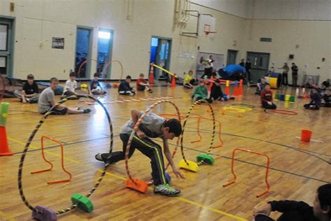 obstacle course ideas | Championship competition in the obstacle course elective class at ...