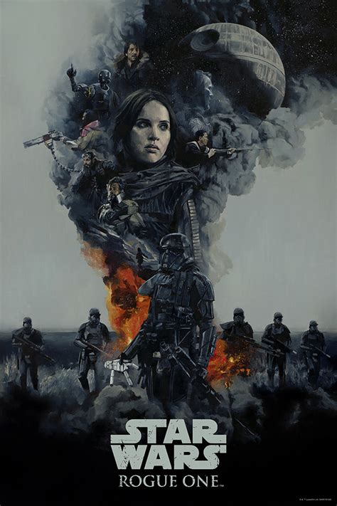 Rogue One by Chris Valentine - Home of the Alternative Movie Poster -AMP-