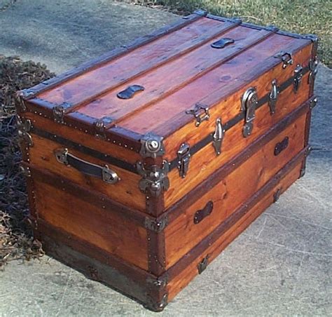 492 Restored Flat Top Antique Trunks For Sale and Available | Trunks ...