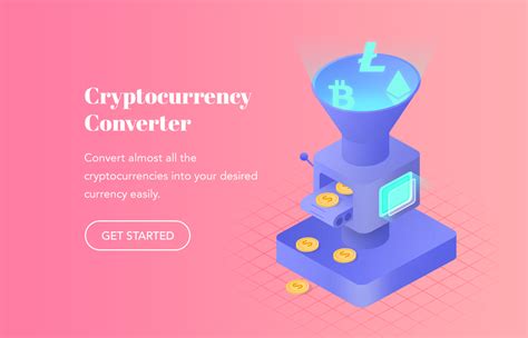 Cryptocurrency Converter on Behance