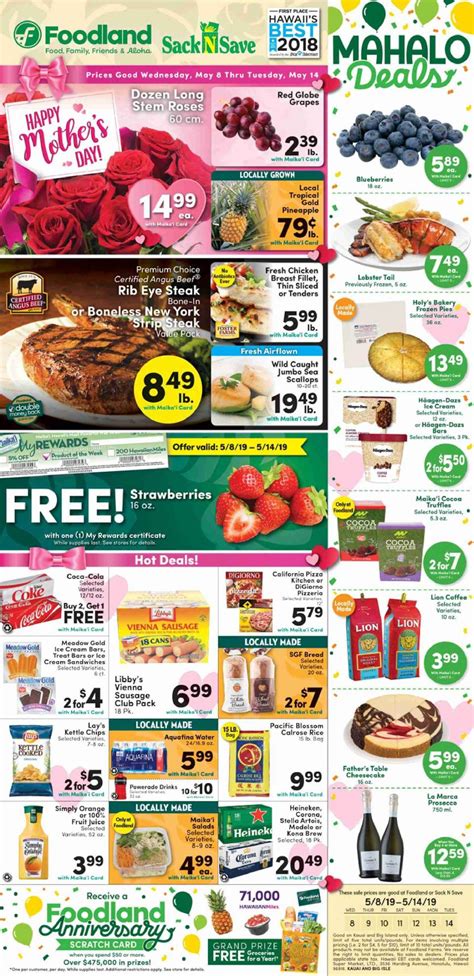 Foodland Weekly Ad May 8 - 14, 2019 - WeeklyAds2