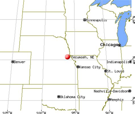 Tecumseh, Nebraska (NE 68450) profile: population, maps, real estate ...