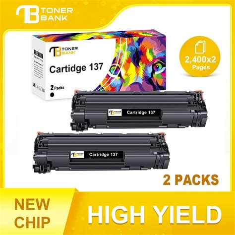 137 Black Toner Cartridge Compatible for Canon CRG137 CGR 137 Cartridge ...