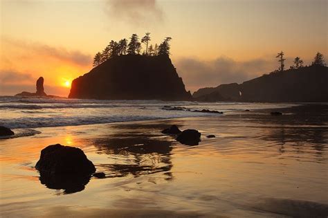 Second Sunset : Second Beach - Olympic National Park - La Push, Washington : Nate Zeman ...